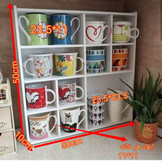 استند ماگ 50×50 جنسpvc ضدآب رنگ سفید